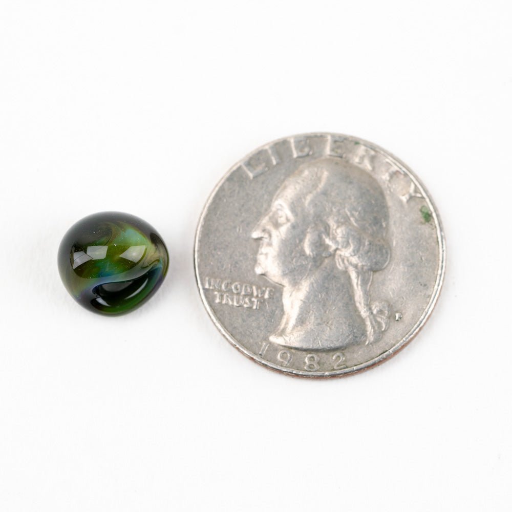 Teardrop Beads - Dragonshade - Handmade Glass Beads - Unicorne Beads