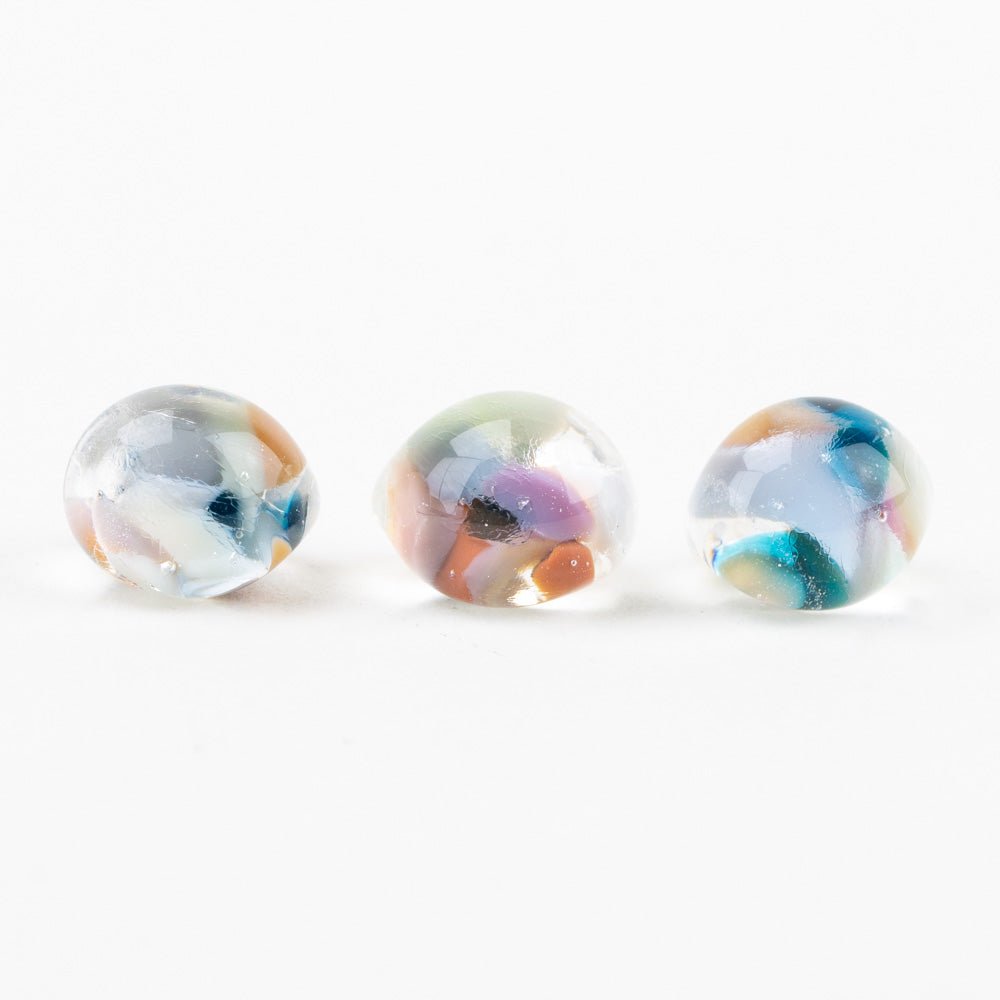 Teardrop Beads - Impressionist Shore - Handmade Glass Beads - Unicorne Beads