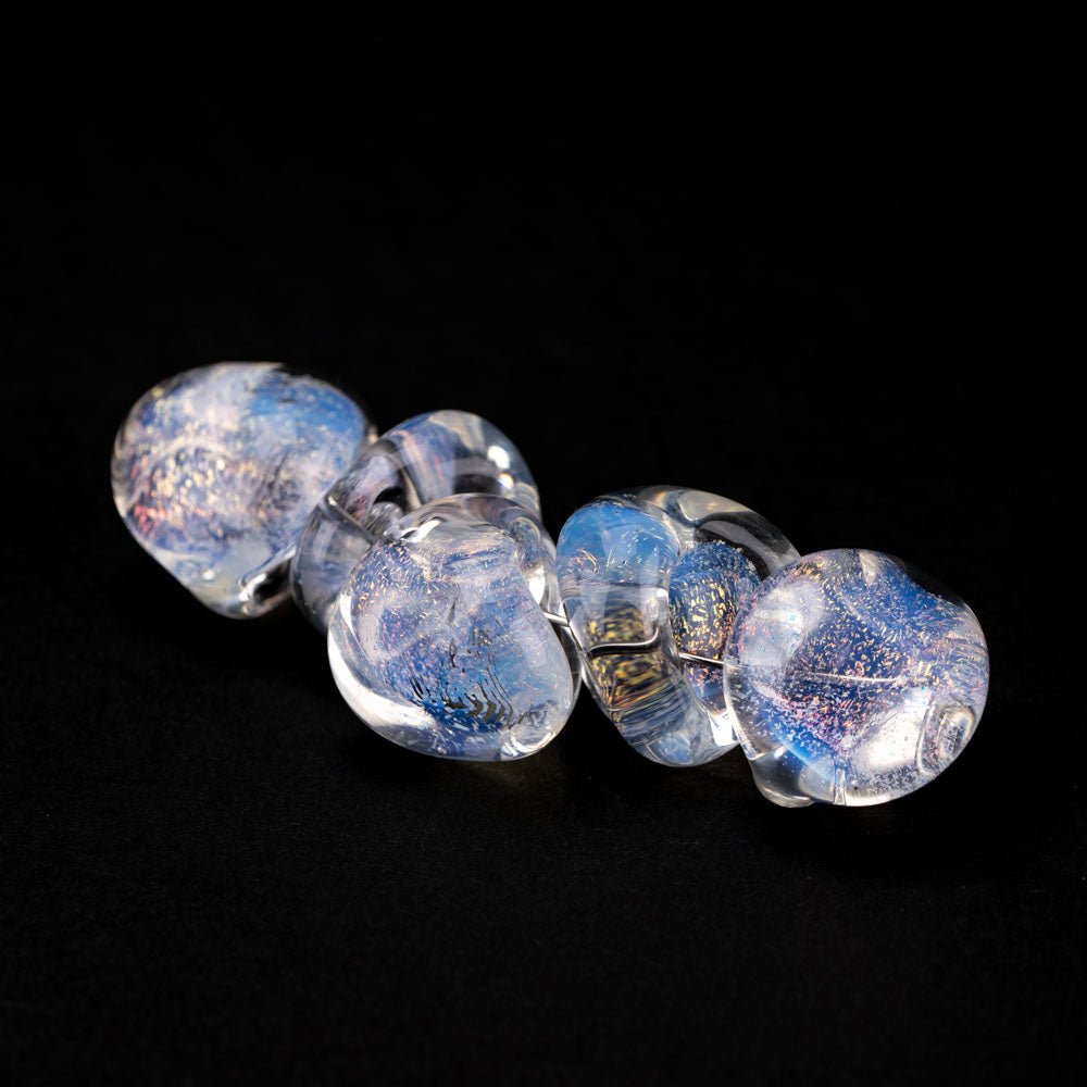 Teardrop - Jumbo - Ghost - Handmade Glass Beads - Unicorne Beads