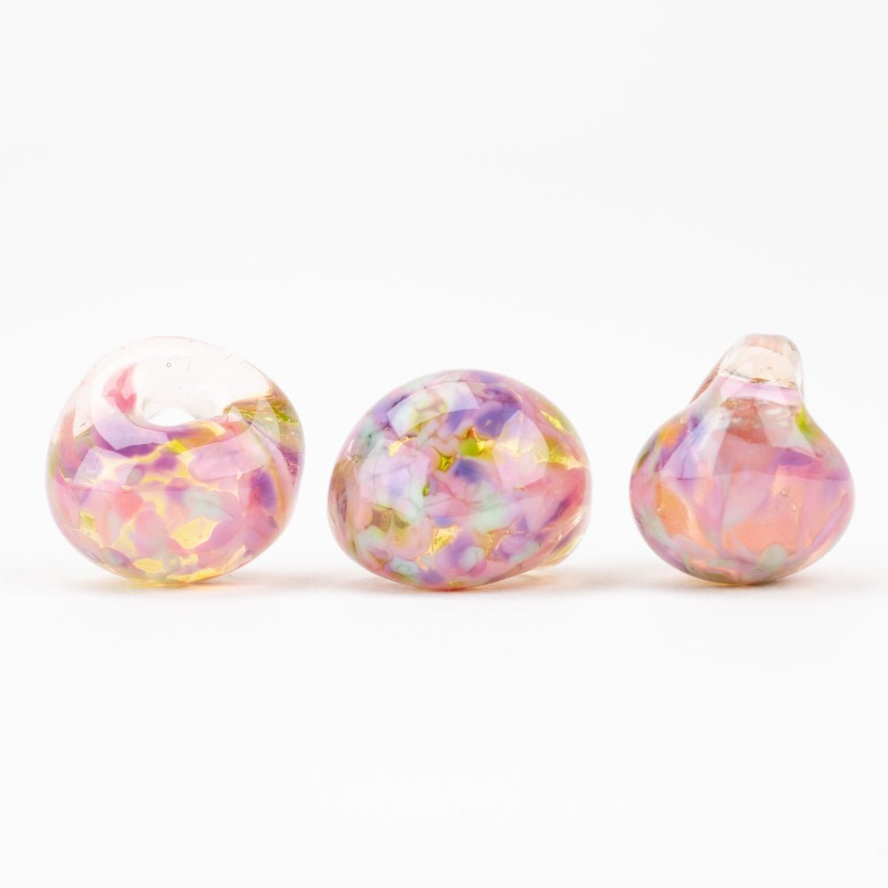 Teardrop - Mini - Pastel Paradise - Handmade Glass Beads - Unicorne Beads