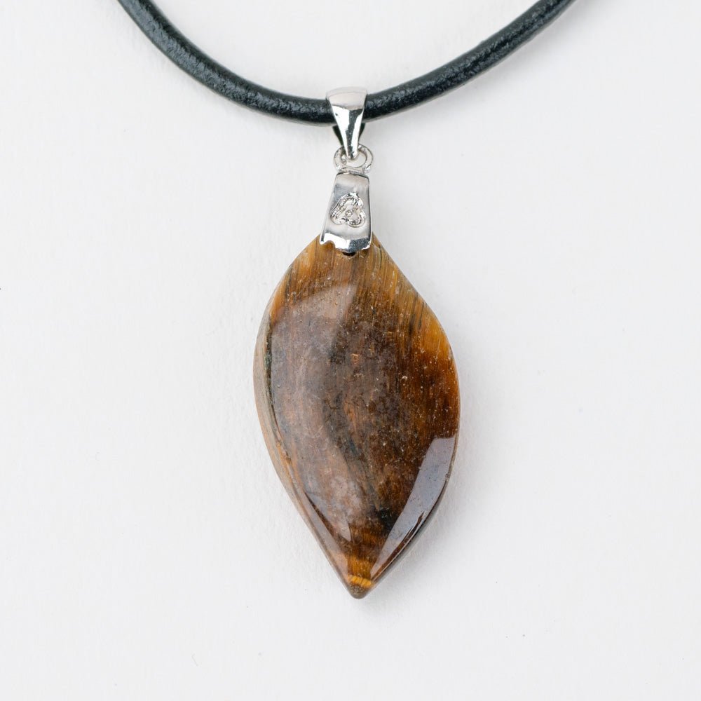 Tiger Eye Pendant - Handmade Glass Beads - Unicorne Beads