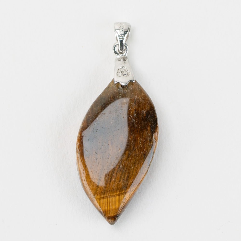 Tiger Eye Pendant - Handmade Glass Beads - Unicorne Beads