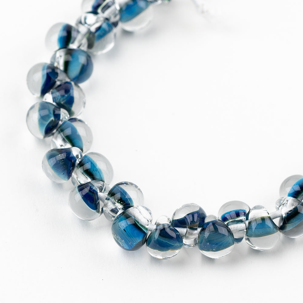 Teardrop Beads - Mini - Blue