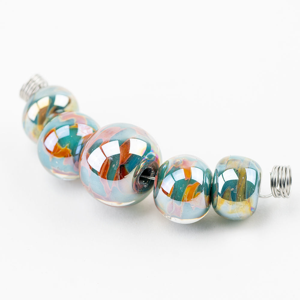 Marble Beads - Luster - Aruba