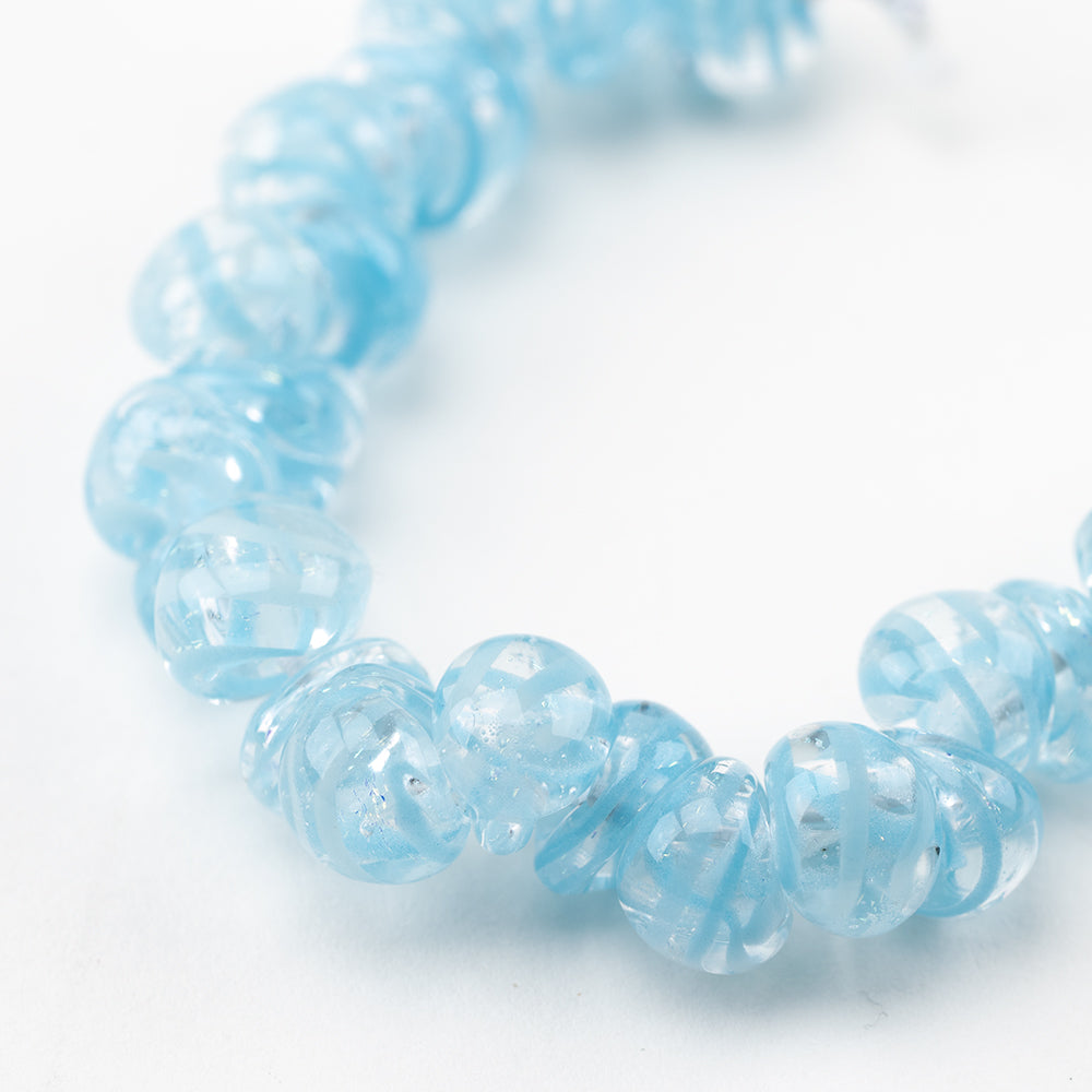 Teardrop Beads - Baby Blue