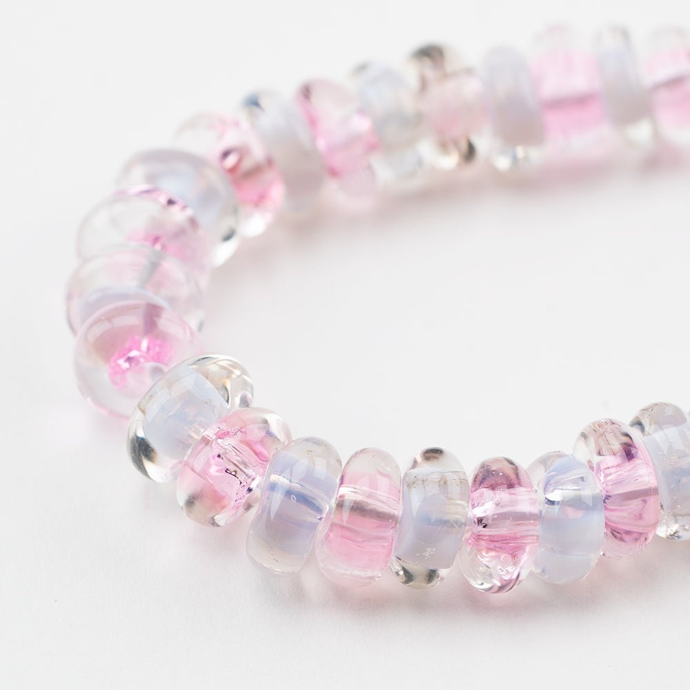 Donut Beads - Silky Rose - Premium Glass Beads - Unicorne Beads