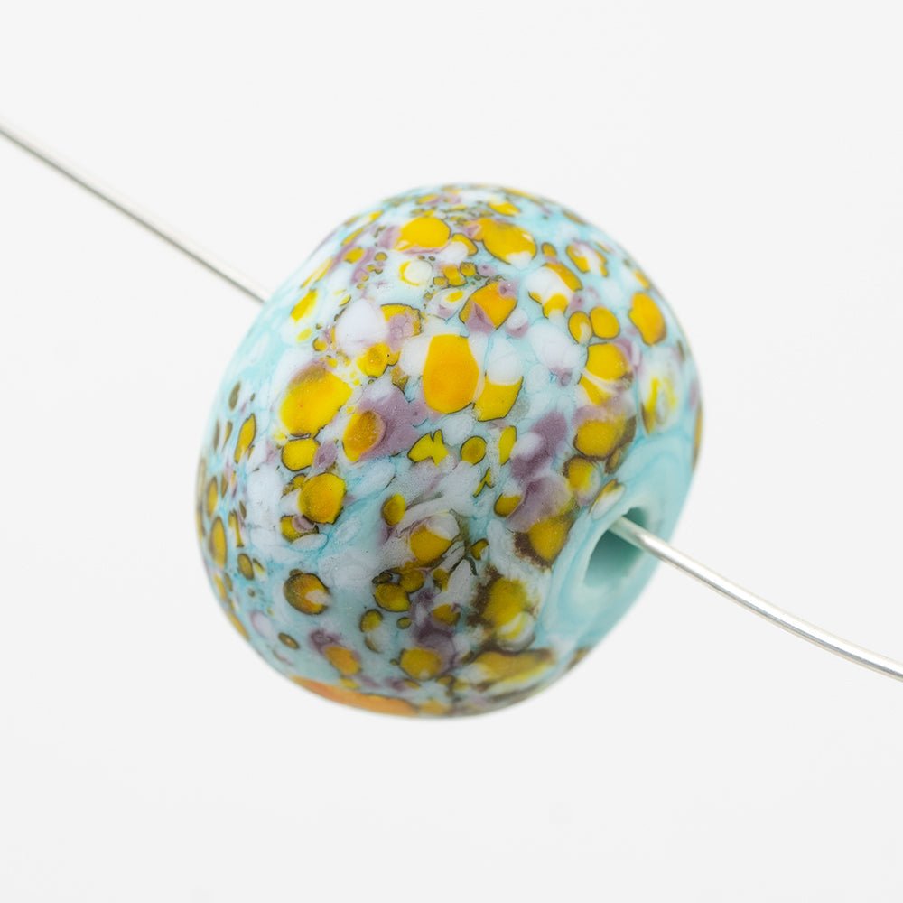 Hollow Marble - LRG - Matte - Mint - Premium Glass Beads - Unicorne Beads