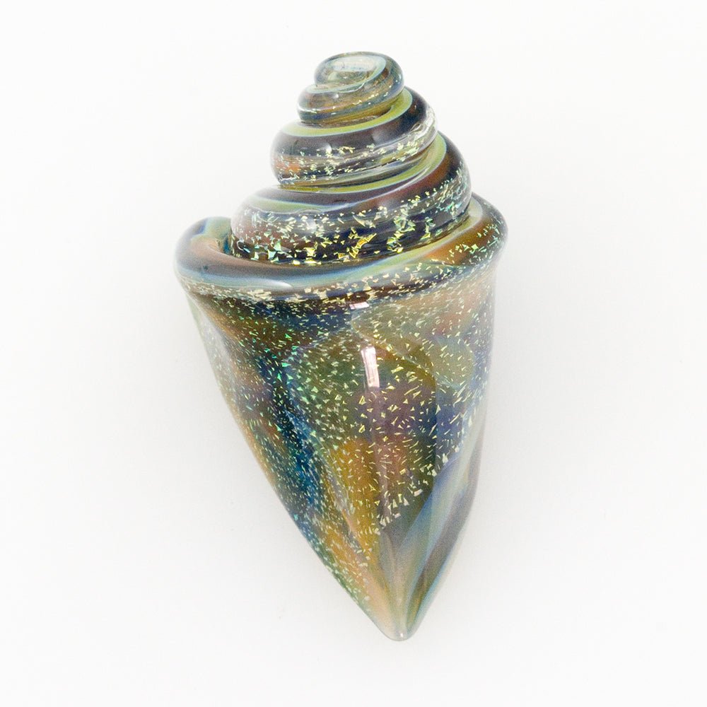 Large Nobilis Seashell Bead - Ocean's Treasures - Handmade Glass Beads - Unicorne Beads