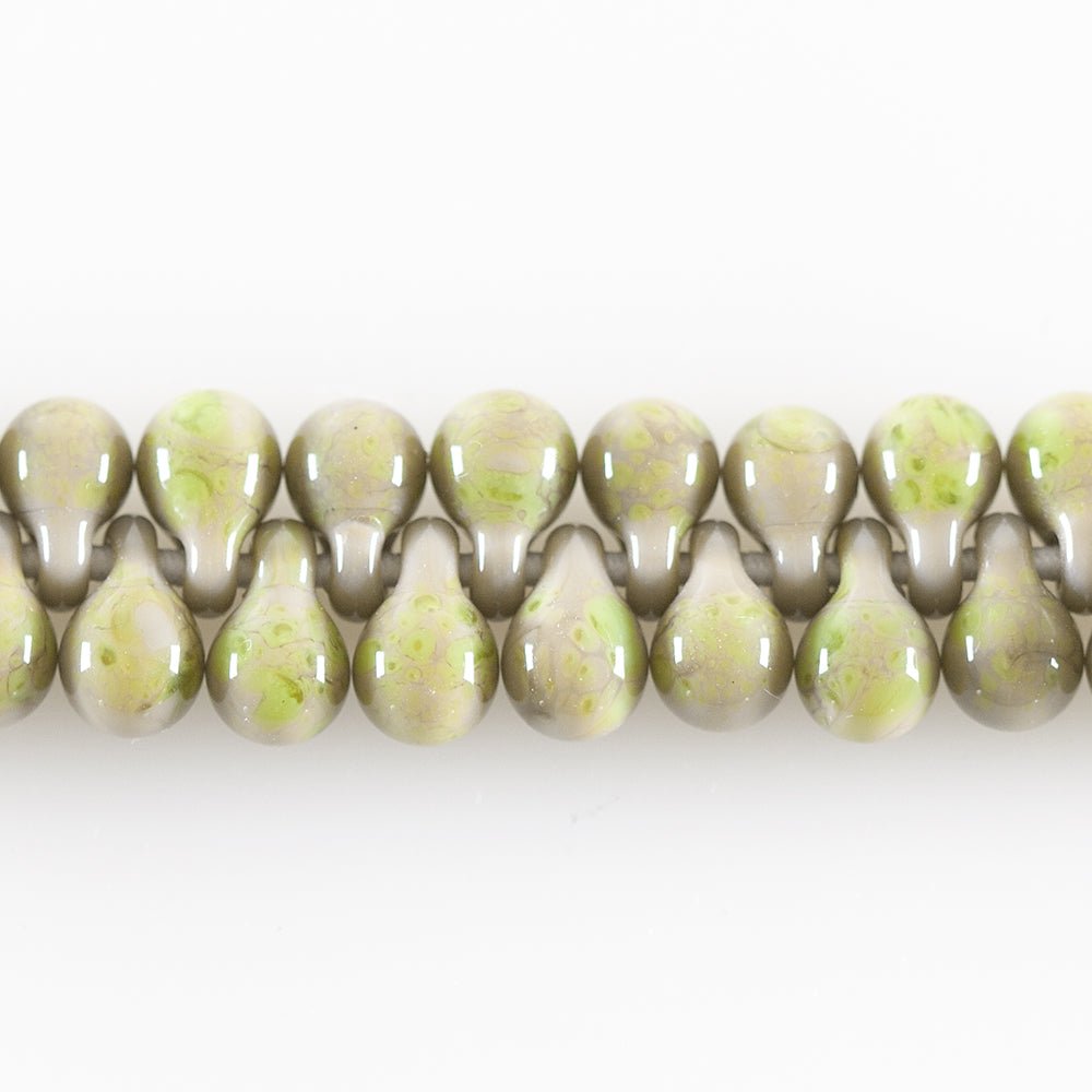 Pebble Beads - Mini - Moss Definitely - Premium Glass Beads - Unicorne Beads