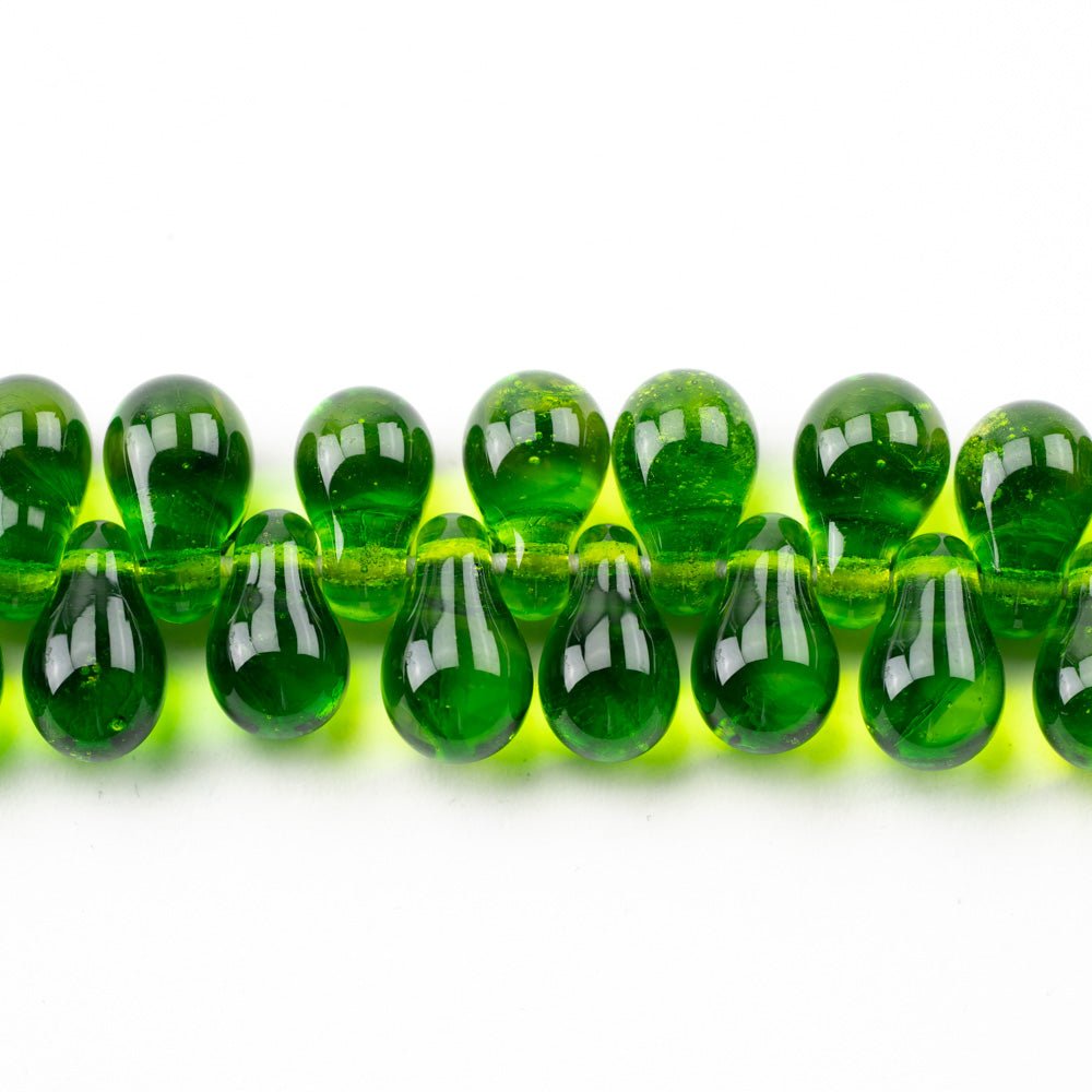 Pebble Beads - Moss - Premium Glass Beads - Unicorne Beads