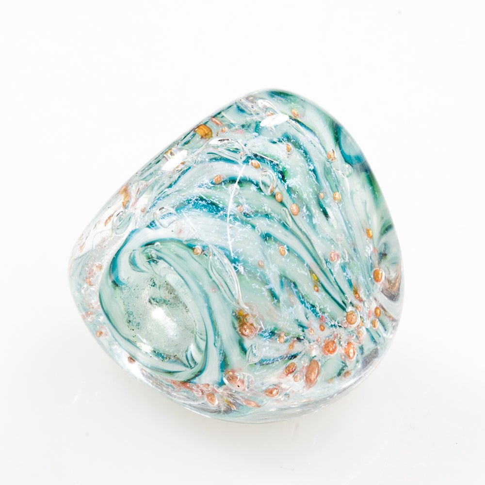 Prism Bead - Copper Series - Mystic Water - Handmade Glass Beads - Unicorne Beads