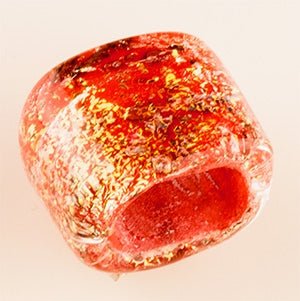 Slider - Small - Whatta Lava (1 bead) - Handmade Glass Beads - Unicorne Beads