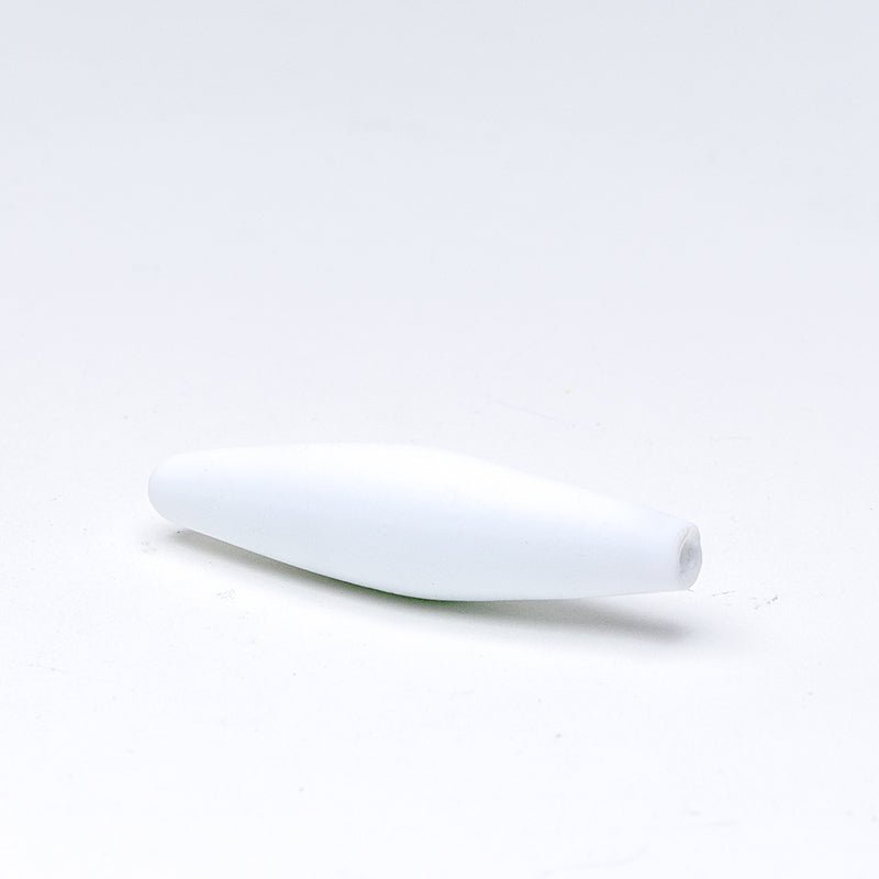 Slim Bicone - Coconut Cove - Handmade Glass Beads - Unicorne Beads