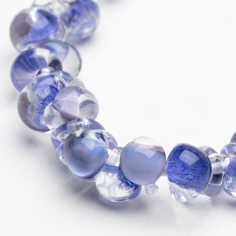 Teardrop Beads - Enchanted - Handmade Glass Beads - Unicorne Beads