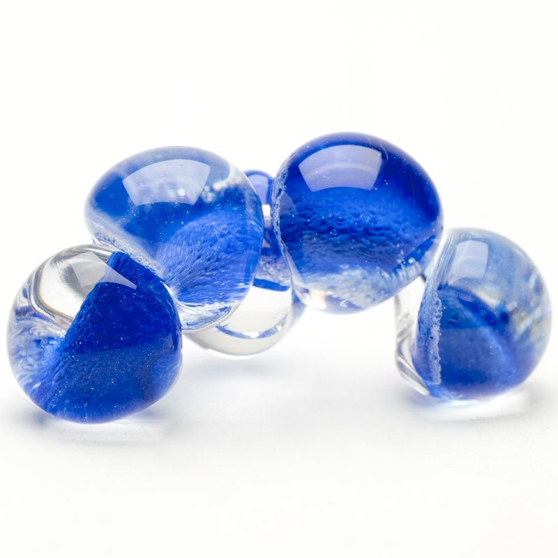 Teardrop Beads - Jumbo - Cobalt - Handmade Glass Beads - Unicorne Beads