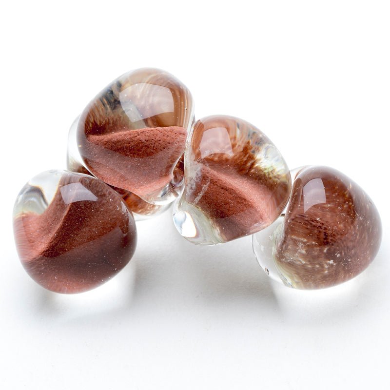 Teardrop Beads - Jumbo - Rustic - Handmade Glass Beads - Unicorne Beads