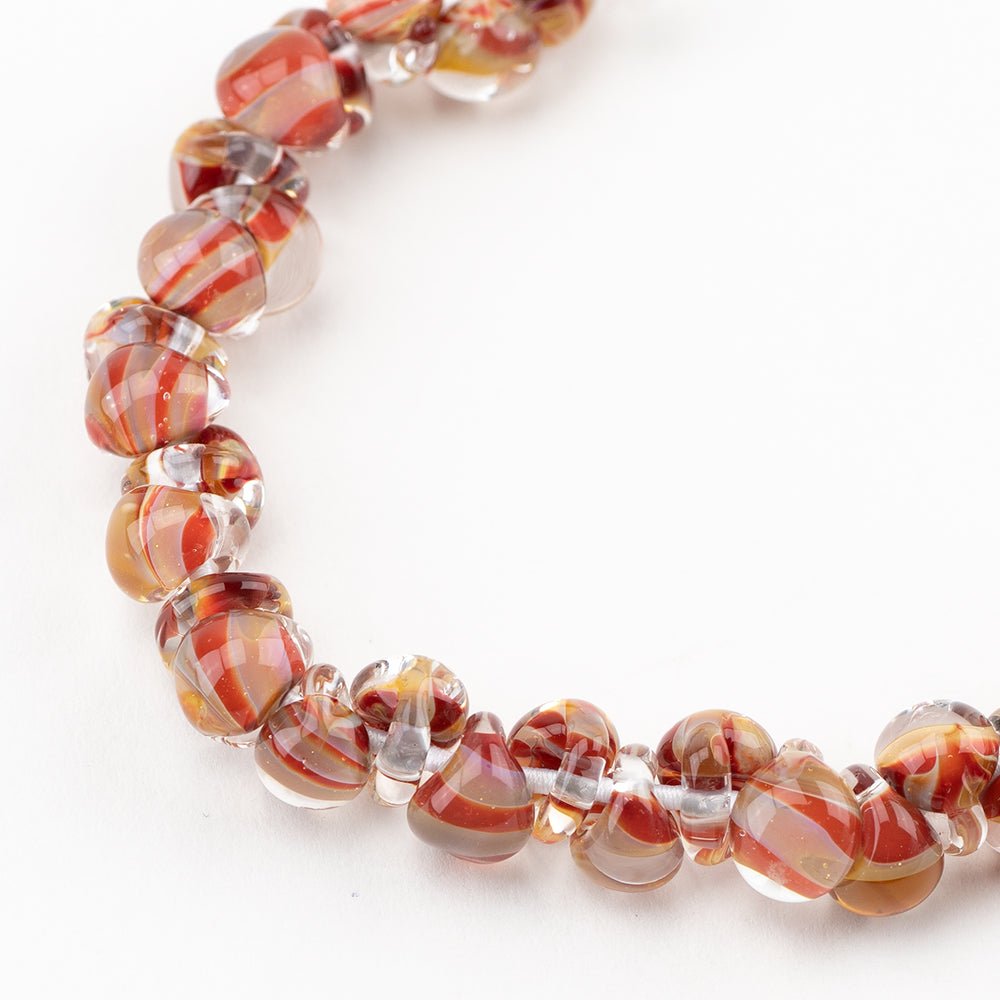 Teardrop Beads - Mini - Grand Canyon - Handmade Glass Beads - Unicorne Beads