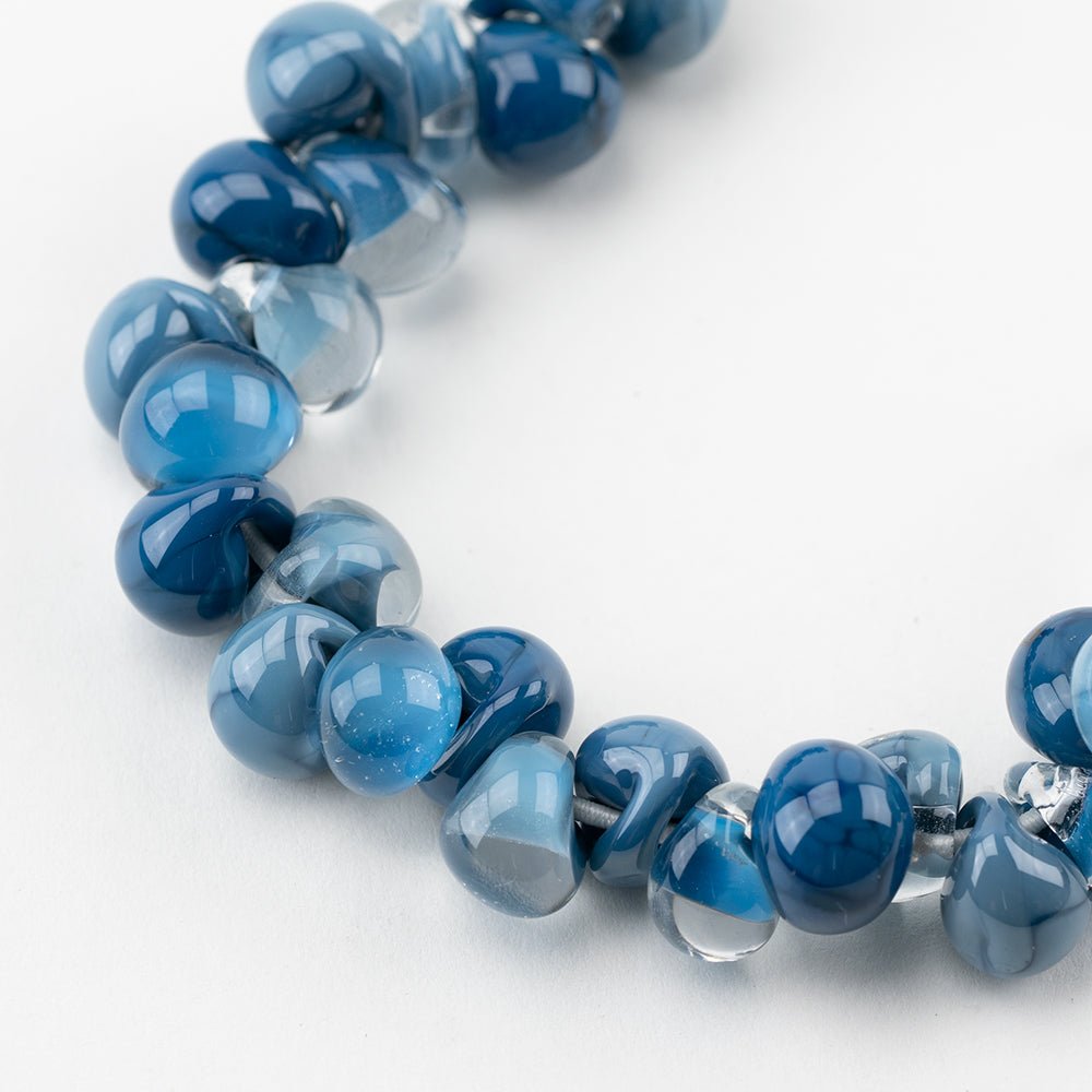 Teardrop Beads - Mix - Brianna - Handmade Glass Beads - Unicorne Beads
