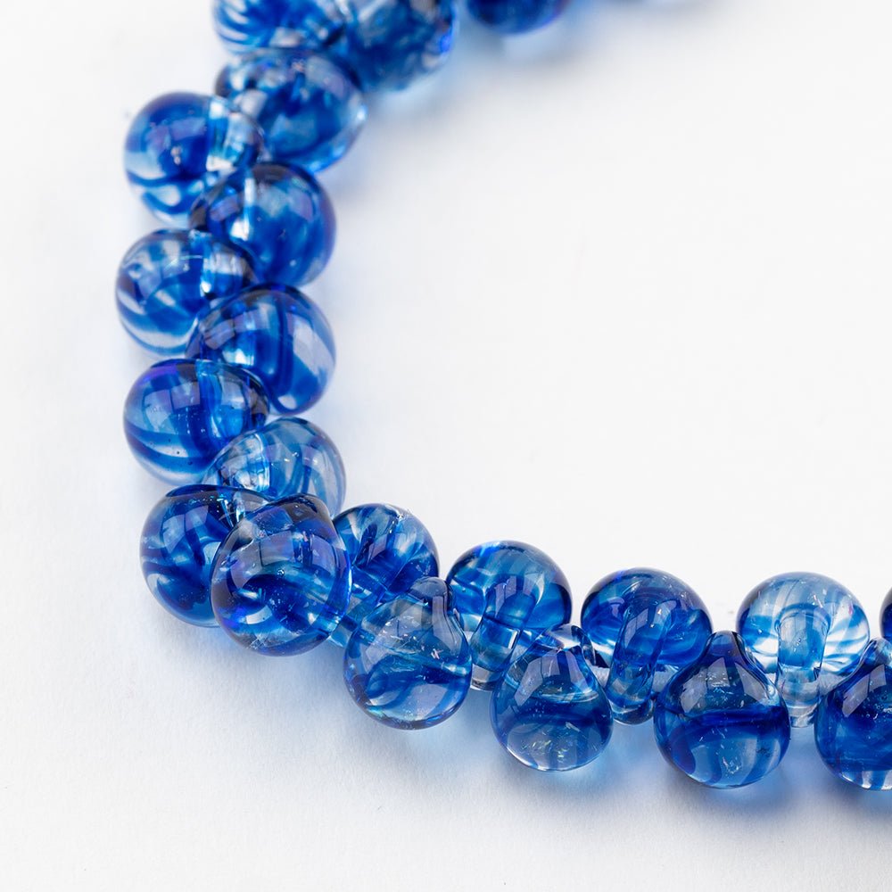 Teardrop Beads Muse Handmade Glass Beads Unicorne Beads