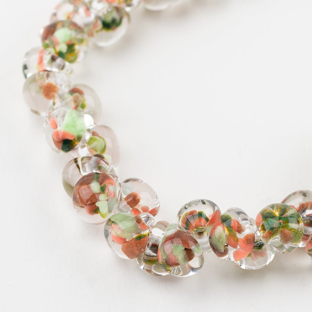 Teardrop Exotic Series Solstice Handmade Glass Beads
