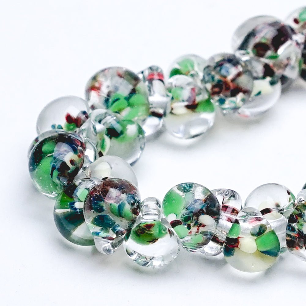 Teardrop - Exotic Series - Succulent - Handmade Glass Beads - Unicorne Beads