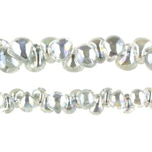 Teardrop Grouping - Mystique Pearl (2 Strands) - Handmade Glass Beads - Unicorne Beads