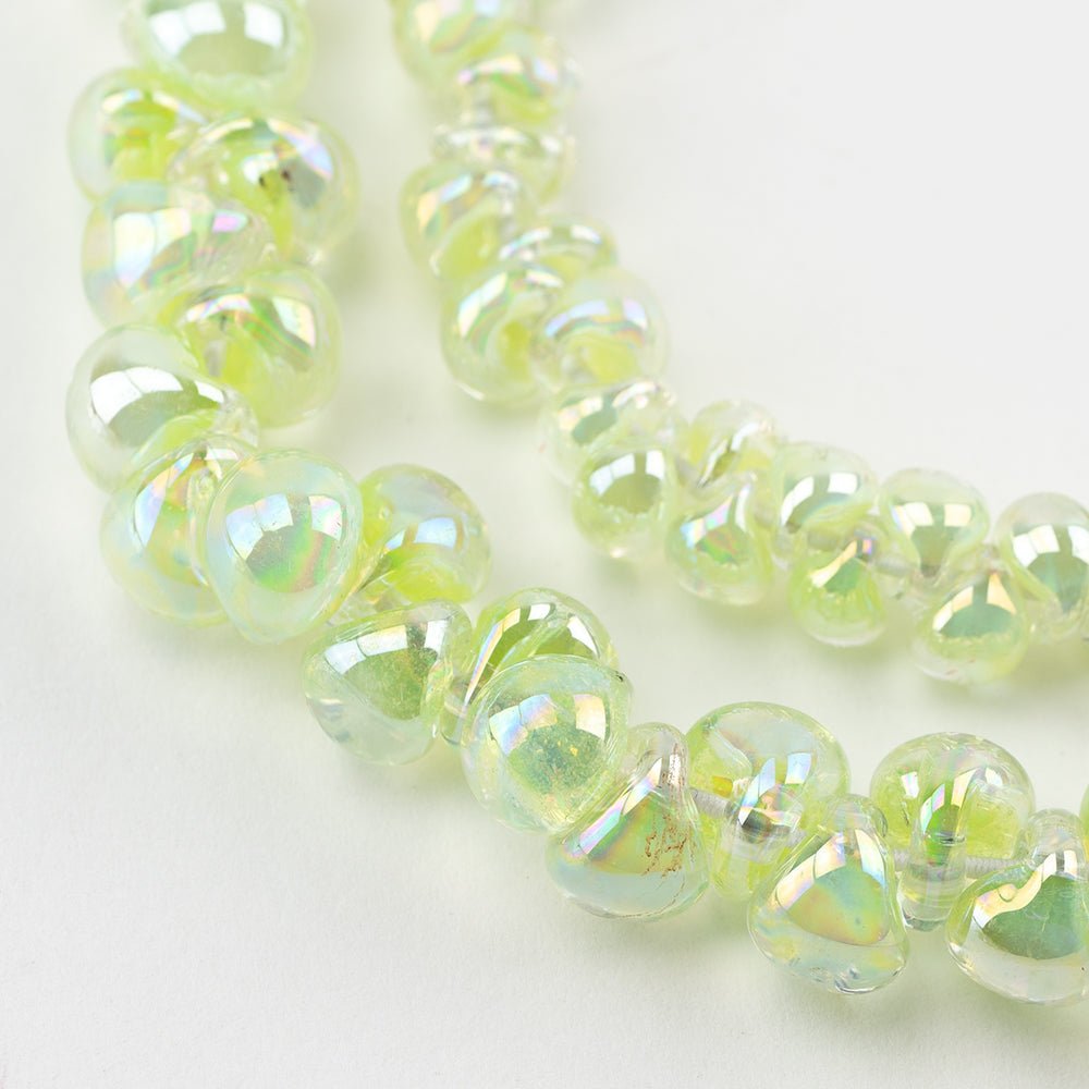 Teardrop Grouping - Stardust (2 Strands) - Handmade Glass Beads - Unicorne Beads