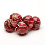 Teardrop - Jumbo - Red Canyon - Handmade Glass Beads - Unicorne Beads