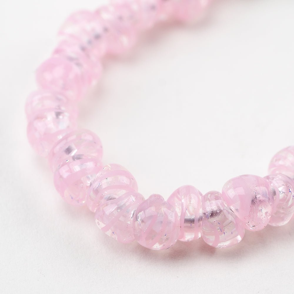 Teardrop - Mini - Cherry Blossom - Handmade Glass Beads - Unicorne Beads