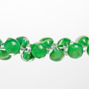 Teardrop Beads - Green Apple