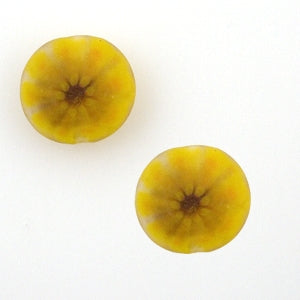 Coin Beads - Tumbled - Citrus Shine