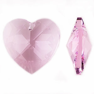 Heart - 28 mm - Pink (1 pc)